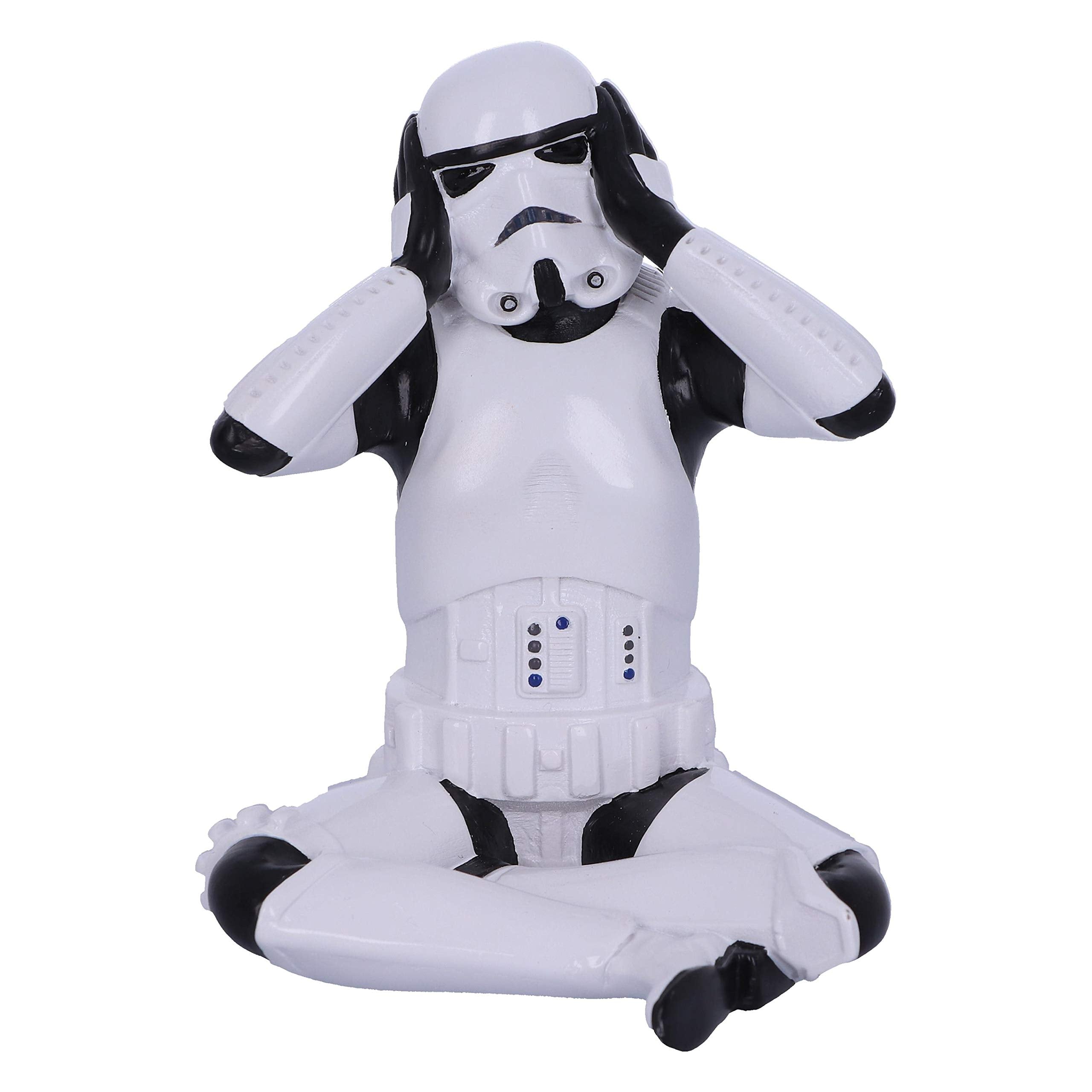 Nemesis Now B4893P9 Original Stormtrooper Three Wise Sci-Fi Hear No Evil, Multicolour, One Size