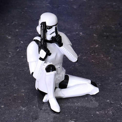 Nemesis Now B4894P9 Original Stormtrooper Three Wise Sci-Fi Speak No Evil, Multicolour, 10cm