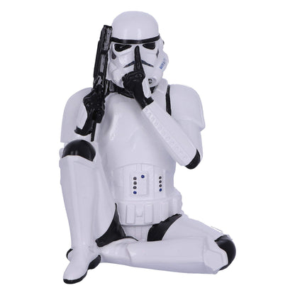 Nemesis Now B4894P9 Original Stormtrooper Three Wise Sci-Fi Speak No Evil, Multicolour, 10cm