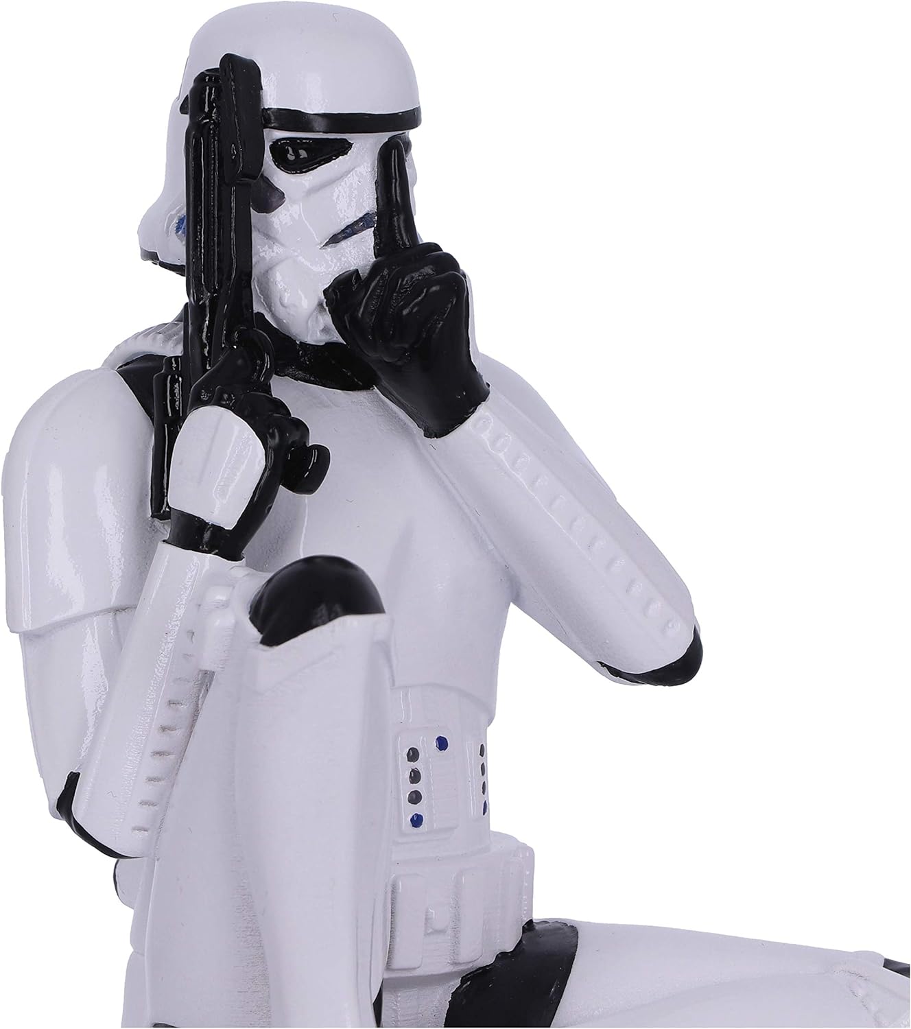 Nemesis Now B4894P9 Original Stormtrooper Three Wise Sci-Fi Speak No Evil, Multicolour, 10cm