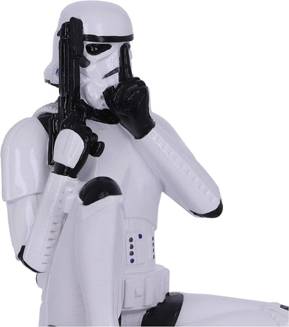 Nemesis Now B4894P9 Original Stormtrooper Three Wise Sci-Fi Speak No Evil, Multicolour, 10cm