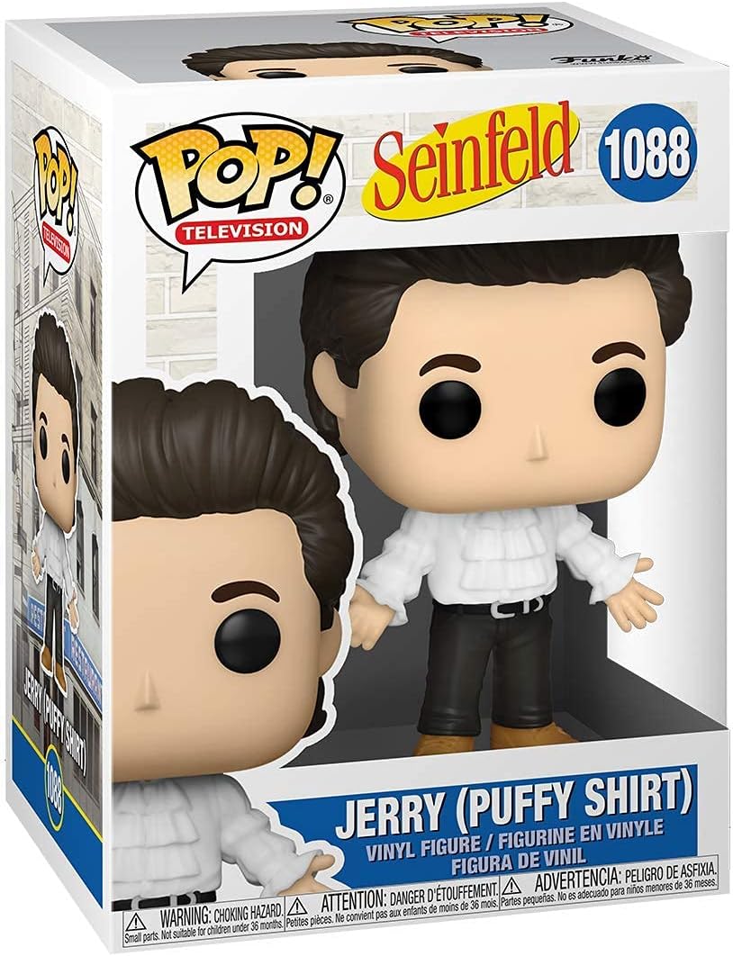 Funko Pop! TV: Seinfeld - Jerry Seinfeld with Puffy Shirt- Figurine en Vinyle à Collectionner - Idée de Cadeau - Produits Officiels - Jouets pour Les Enfants et Adultes - TV Fans