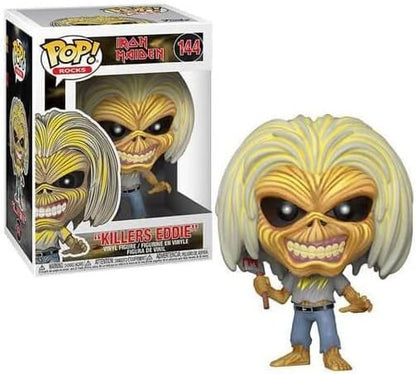 Funko POP! Rocks: Iron Maiden - Killers - (Skeleton Eddie) - Vinyl-Sammelfigur - Geschenkidee - Offizielle Handelswaren - Spielzeug Für Kinder und Erwachsene - Music Fans - Modellfigur Für Sammler