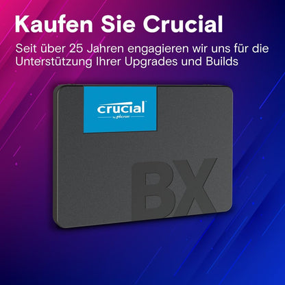 Crucial BX500 1TB 3D NAND SATA 2.5 Inch Internal SSD - Up to 540MB/s - CT1000BX500SSD1