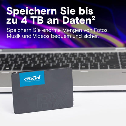 Crucial BX500 1TB 3D NAND SATA 2.5 Inch Internal SSD - Up to 540MB/s - CT1000BX500SSD1