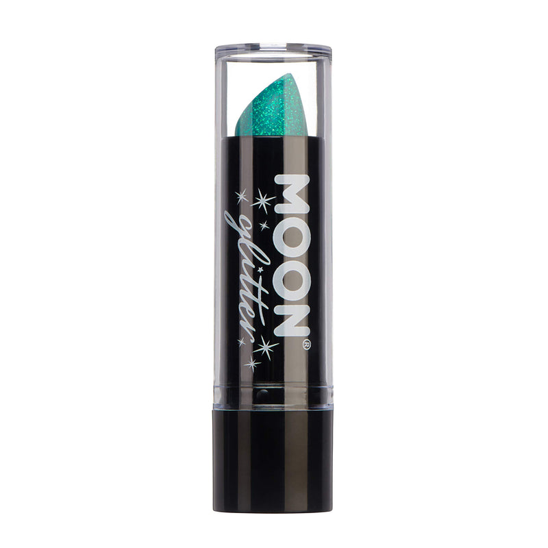 Smiffys Moon Glitter Iridescent Glitter Lipstick, Green