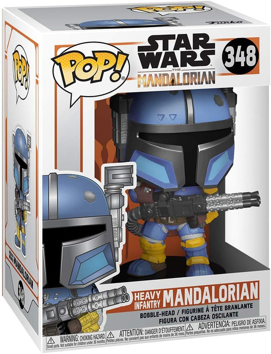 Funko POP! Star Wars: the Mandalorian - Big Tom - Heavy Infantry Mandalorian - Collectable Vinyl Figure - Gift Idea - Official Merchandise - Toys for Kids & Adults - TV Fans