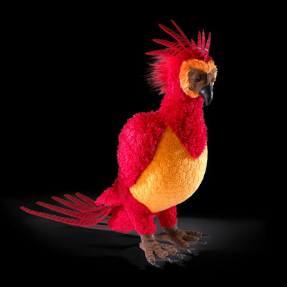 The Noble Collection Harry Potter Fawkes Collector's Plush - Officially Licensed 14in (35cm) Red & Gold Phoenix Plush Toy Dolls Gifts