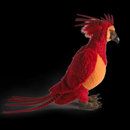 The Noble Collection Harry Potter Fawkes Collector's Plush - Officially Licensed 14in (35cm) Red & Gold Phoenix Plush Toy Dolls Gifts