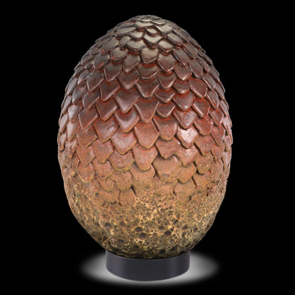 The Noble Collection Game Of Thrones Drogon Egg - 11in (28cm) Hand Painted Dragon Egg - Officially Licensed TV Show Props Replicas Gifts One Size Multi-coloured