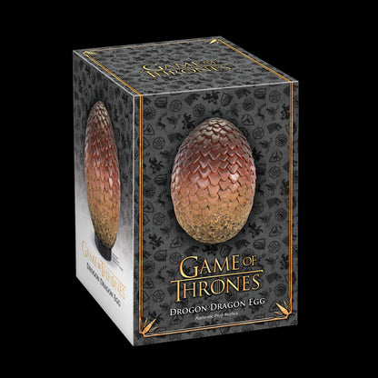 The Noble Collection Game Of Thrones Drogon Egg - 11in (28cm) Hand Painted Dragon Egg - Officially Licensed TV Show Props Replicas Gifts One Size Multi-coloured