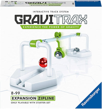 Ravensburger GraviTrax Zipline Accessory - Marble Run and STEM Toy for Boys and Girls Age 8 and Up - Expansion for 2019 Toy of The Year Finalist GraviTrax