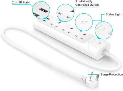 Tp-Link 3 Outlets Smart Wifi Power Strip