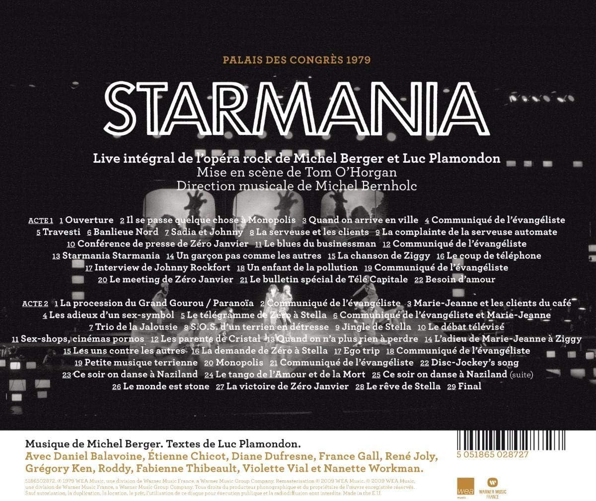 Starmania Live 1979