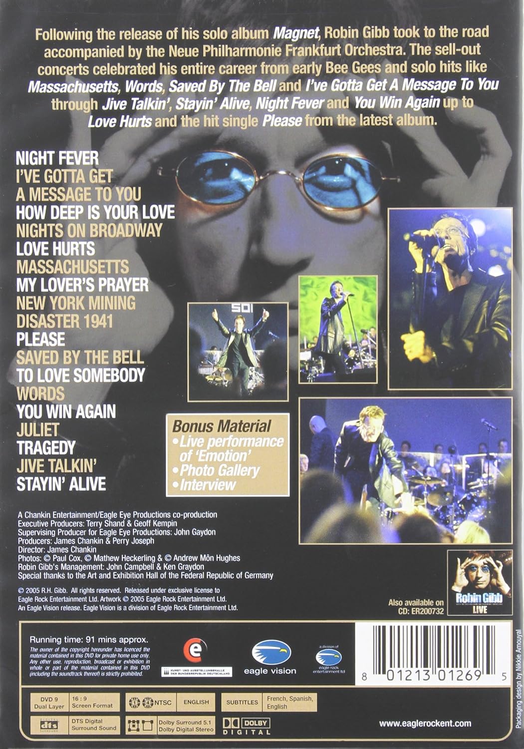 Robin Gibb-Live With The Neu Frankfurth Orchestra