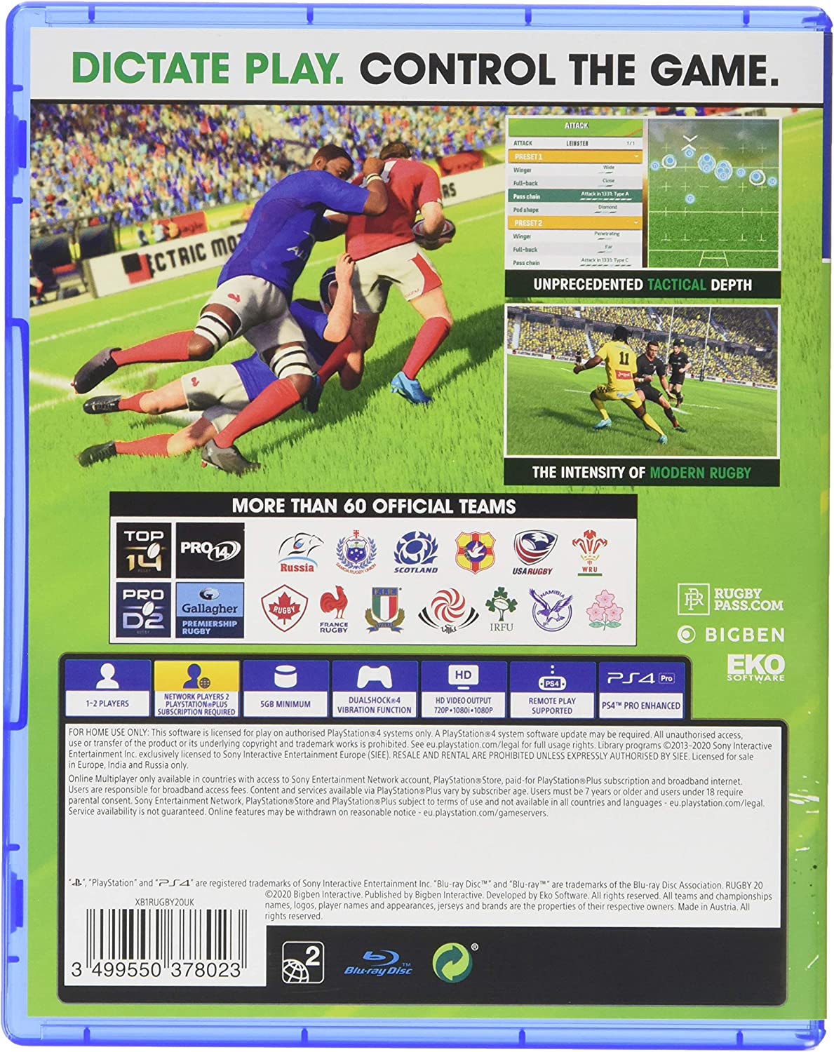 Rugby 20 (PS4)