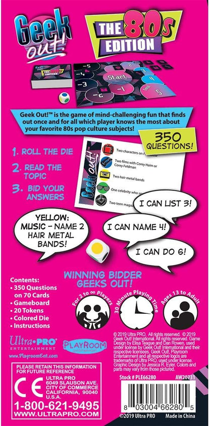 Geek Out! 80`S Edition