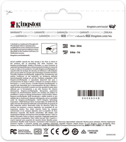 Kingston Canvas Select Plus microSD Speicherkarte, SDCS2/512GB Class 10 (inkl. SD Adapter)