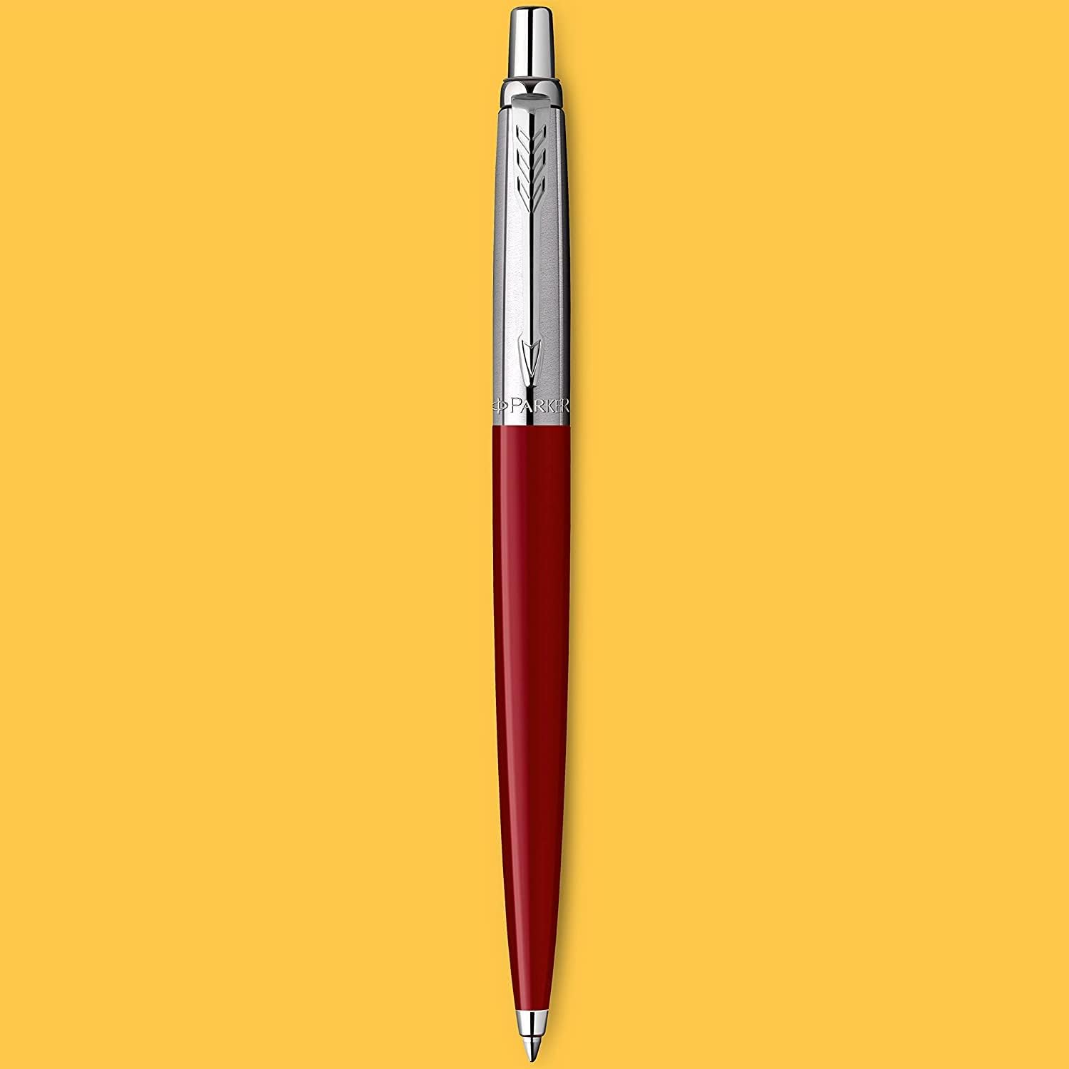 Parker Jotter Originals Ballpoint Pen | Classic Red Finish | Medium Point | Blue Ink