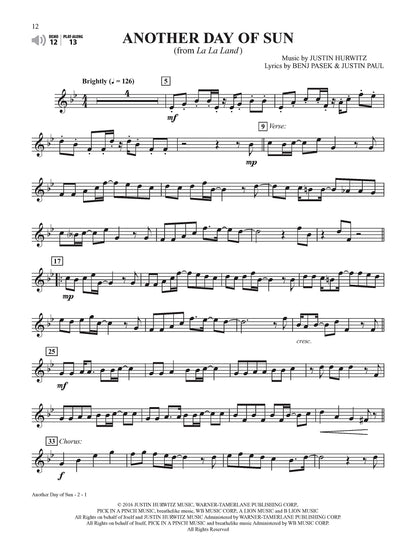 Top Broadway & Movie Songs Instrumental Solos