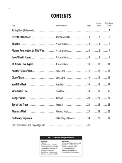 Top Broadway & Movie Songs Instrumental Solos