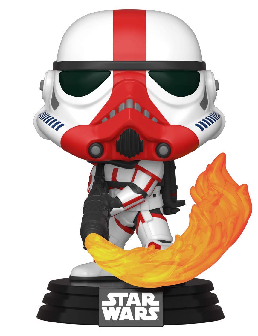 Funko POP! Star Wars: the Mandalorian - Red Stripe - Incinerator Stormtrooper - Collectable Vinyl Figure - Gift Idea - Official Merchandise - Toys for Kids & Adults - TV Fans