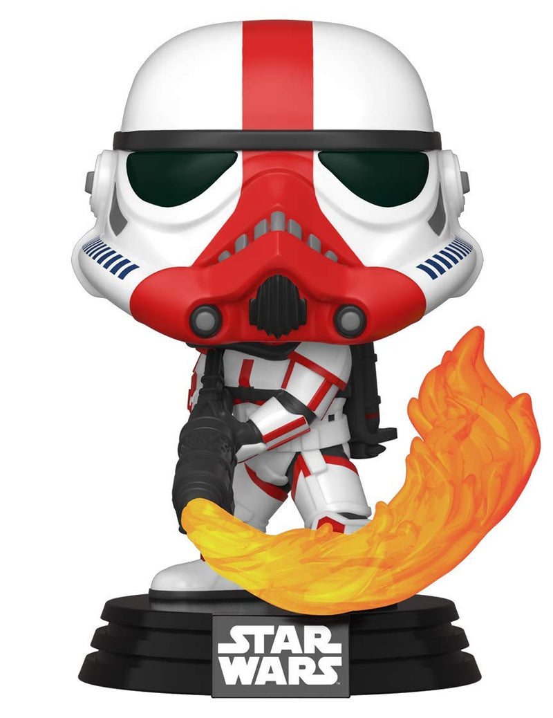 Funko POP! Star Wars: the Mandalorian - Red Stripe - Incinerator Stormtrooper - Collectable Vinyl Figure - Gift Idea - Official Merchandise - Toys for Kids & Adults - TV Fans