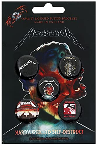 Metallica: Hardwired To Self-Destruct Button (Badge Pack)