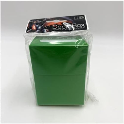 Ultra Pro- Caja de Cubierta, geométrico, Color Lime Green (85296