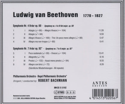 Symphonies Nos 4 & 7
