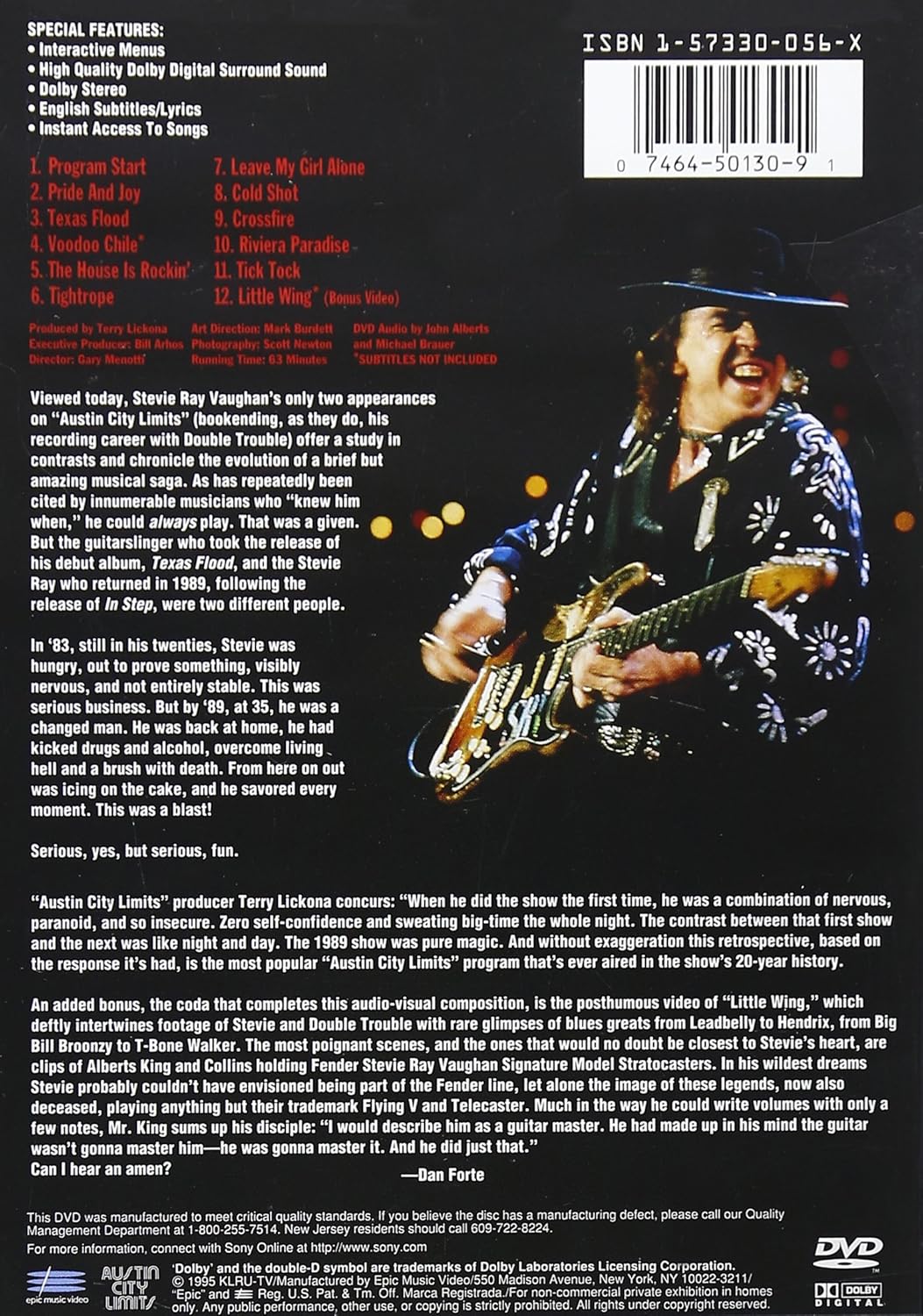 Stevie Ray Vaughan & Double Trouble - Live From Austin, Texas