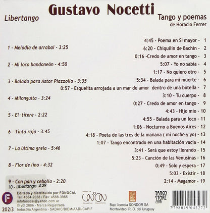Gustavo Nocetti - Libertango / Tango Y Poesia (2 Cd)