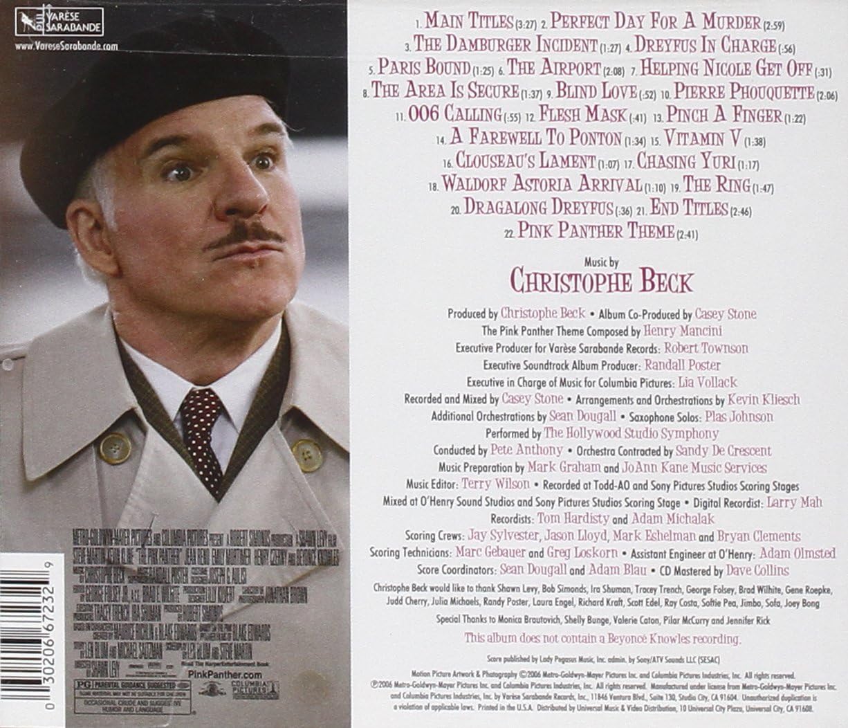 Pink Panther 2006 Soundtrack