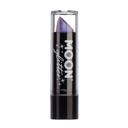 Smiffys Moon Glitter Iridescent Glitter Lipstick, Purple