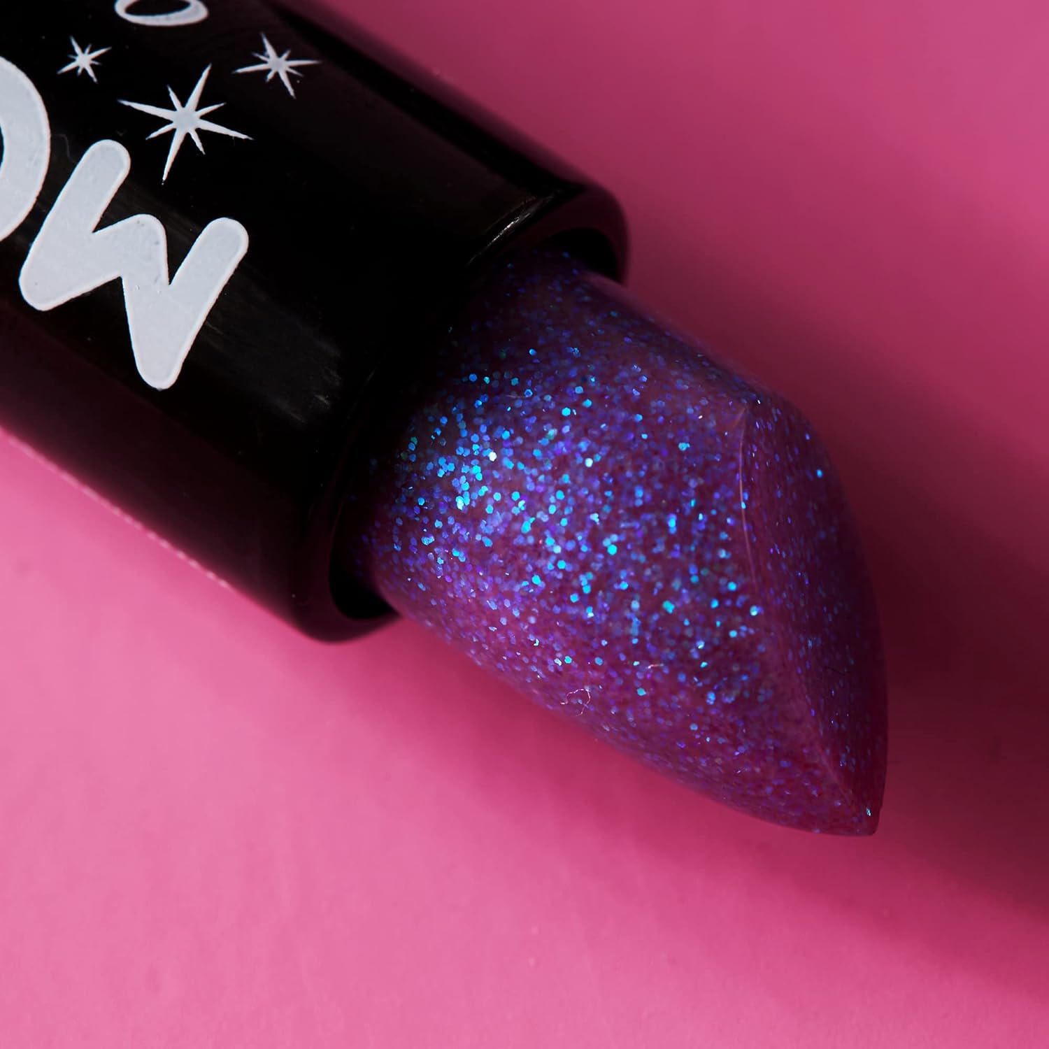 Smiffys Moon Glitter Iridescent Glitter Lipstick, Purple