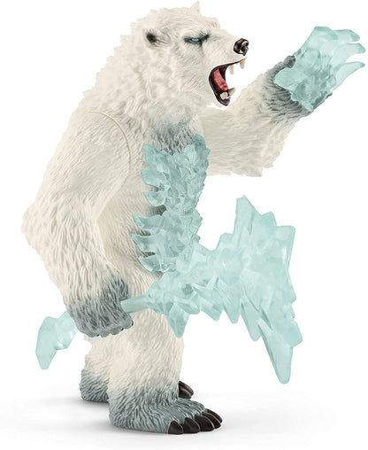 Schleich Eldrador, Eldrador Creatures, Action Figures for Boys and Girls 7-12 years old, Blizzard Bear with Weapon 2021 Box Style