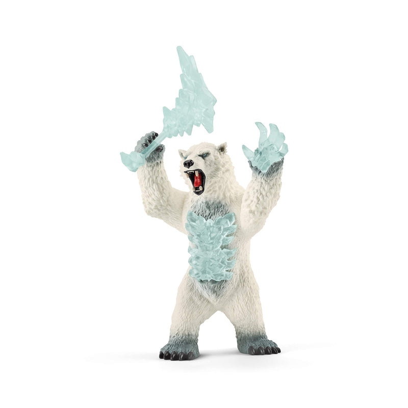 Schleich Eldrador, Eldrador Creatures, Action Figures for Boys and Girls 7-12 years old, Blizzard Bear with Weapon 2021 Box Style