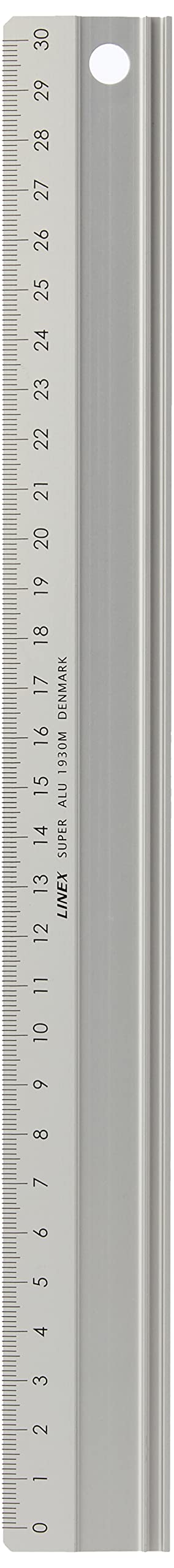 Linex 30cm Silver Hobby Cutting Ruler, E2930M