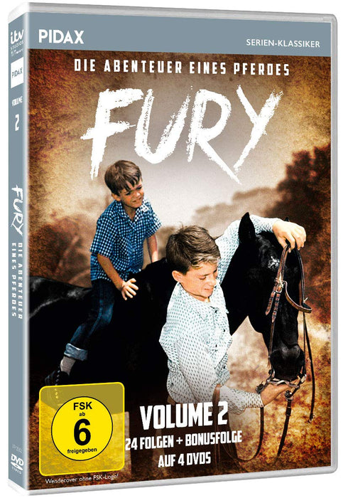 Fury - Die Abenteuer eines Pferdes. Vol.2, 4 DVD