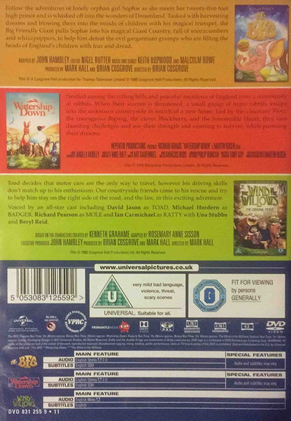 The BFG / Watership Down / The Wind in the Willows DVD Box Set