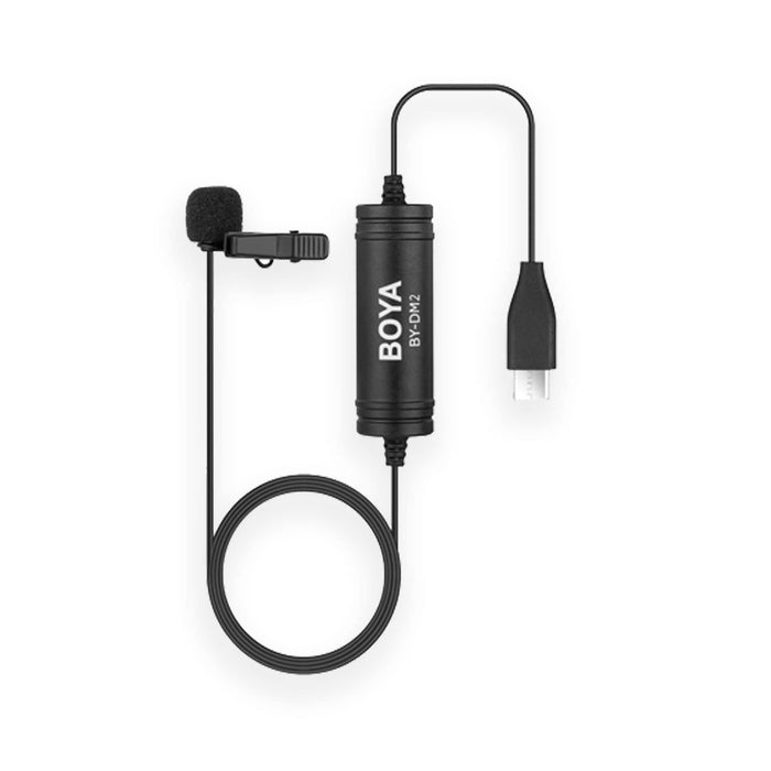 Boya BY-DM2 USB Type-C Omnidirectional Lavalier Microphone for Android Devices
