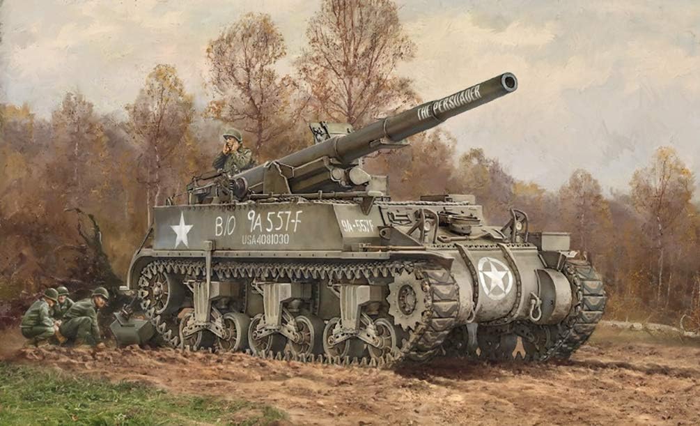Italeri 7076 Plastic Model to Assemble Tanks M12 Gun Motor Carriage Model Kit 1:72 Scale