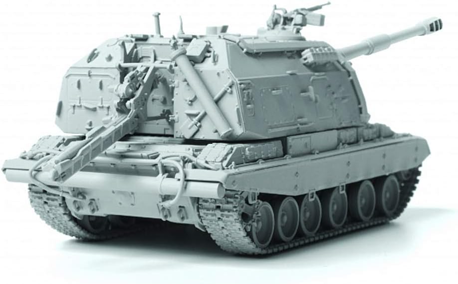 Zvezda ZV5045 500785045-1:72 2S19 MST Russ.Self Propell.Howitzer-Plastic Model Assembly-Kit-for Beginners-Detailed, Unvarnished