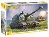Zvezda ZV5045 500785045-1:72 2S19 MST Russ.Self Propell.Howitzer-Plastic Model Assembly-Kit-for Beginners-Detailed, Unvarnished