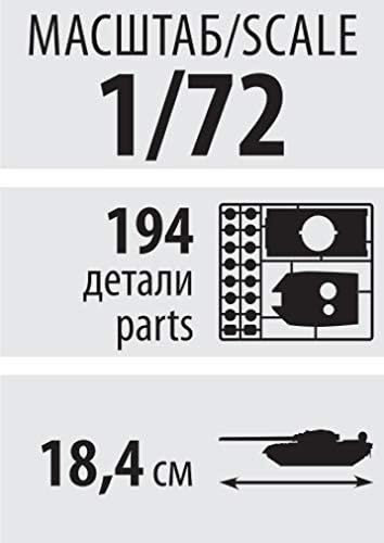 Zvezda ZV5045 500785045-1:72 2S19 MST Russ.Self Propell.Howitzer-Plastic Model Assembly-Kit-for Beginners-Detailed, Unvarnished