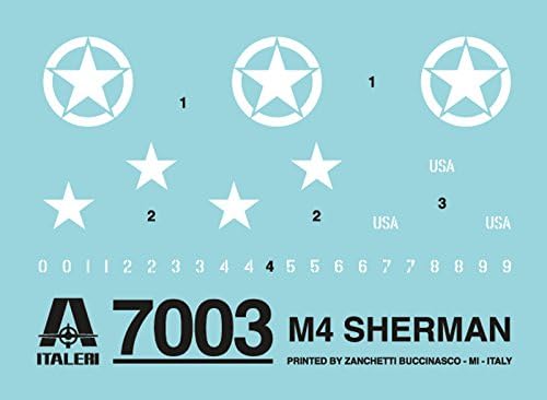 Italeri 7003S Model, M4 Sherman