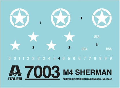Italeri 7003S Model, M4 Sherman