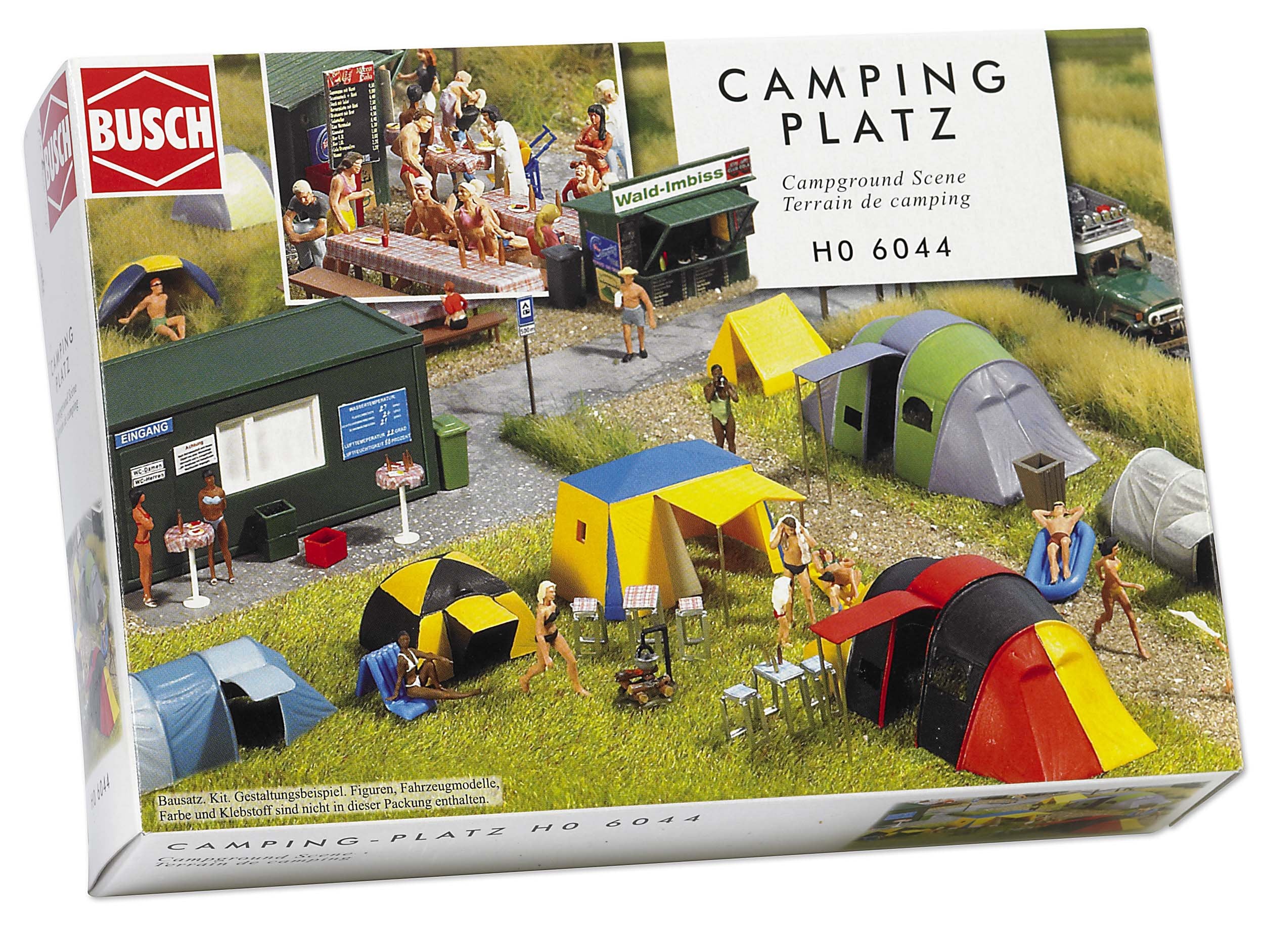 Busch 6044 Campground Scene HO Scale Scenery Kit
