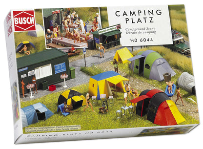 Busch 6044 Campground Scene HO Scale Scenery Kit
