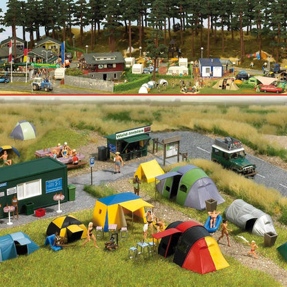 Busch 6044 Campground Scene HO Scale Scenery Kit